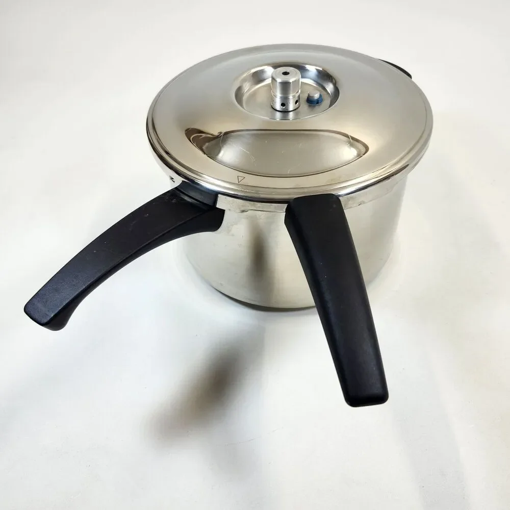 Kuhn Rikon Pressure Cooker Duromatic 5L Stainless 18/10 Swiss Switzerland 30352